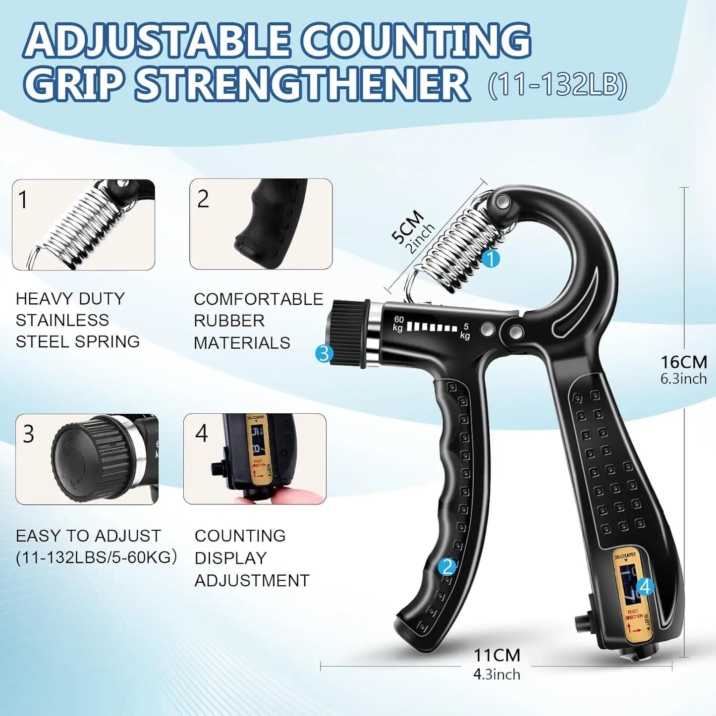 GripForge™ Hand Strength Trainer