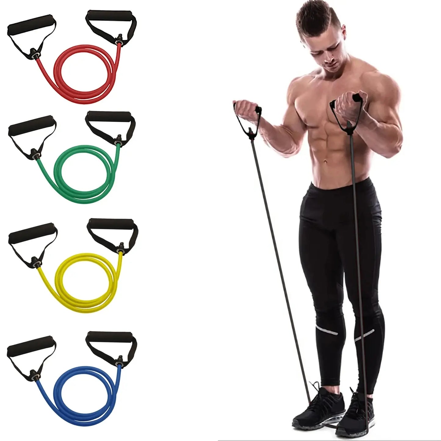 Pro-Flex™ stretch resistance bands 5-level set