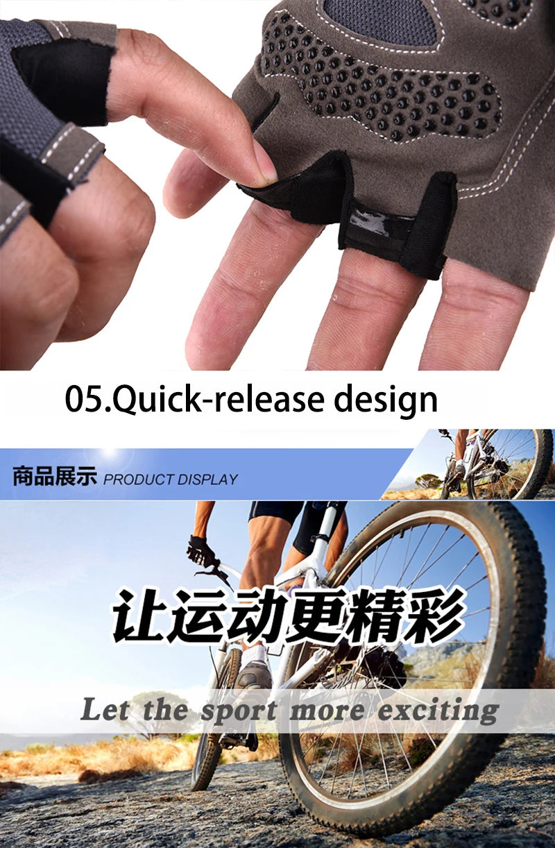GripCycle™ fingerless gloves are perfect for maximizing muscle growth potential.